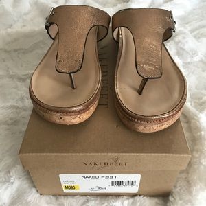 Naked Feet - Hadidd Copper Sandals